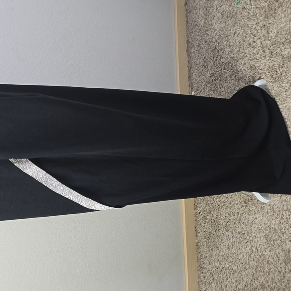 BCX black Sleeveless Halter Neck Sheath Maxi Dress size 2X - Picture 9 of 15